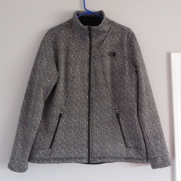 The north face women's winter jacket size XL black/white inside thick fleece - Picture 1 of 13